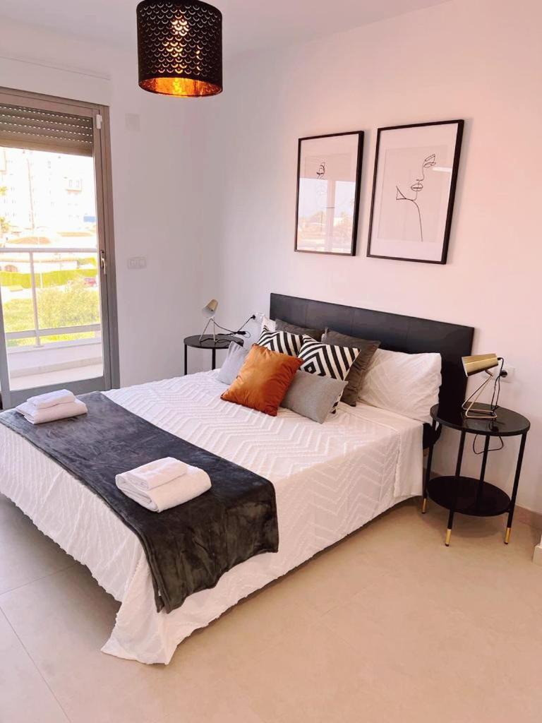 Apartamento Paz Con Terraza Y Vistas Al Mar Oliva Exterior photo